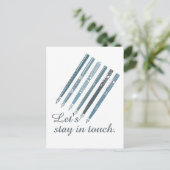 保touchパーソナライズされたイラストレーション ポストカード (スタンド正面)