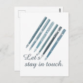 保touchパーソナライズされたイラストレーション ポストカード (正面/裏面)