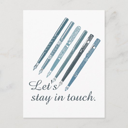 保touchパーソナライズされたイラストレーション ポストカード (正面)