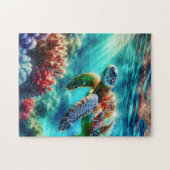 保Touch | ウミガメ泳ぎ ジグソーパズル (横)