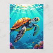 保Touch | ウミガメ ポストカード (正面)