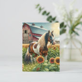 保Touch | ウーかわいらしムオンフ素朴ァーム ポストカード (スタンド正面)