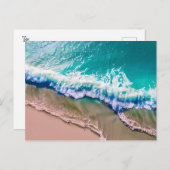 保Touch |ターコイズ波 ポストカード (正面/裏面)