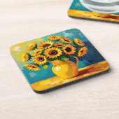 保Touch | ヒマワリ コースター (左側)