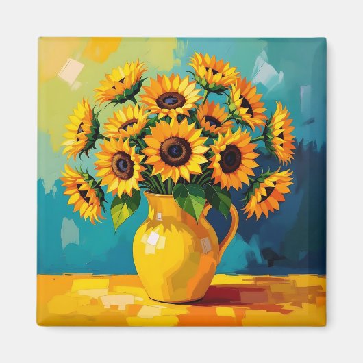 保Touch | ヒマワリ マグネット (正面)