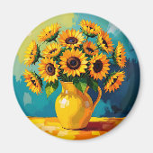 保Touch | ヒマワリ マグネット (正面)