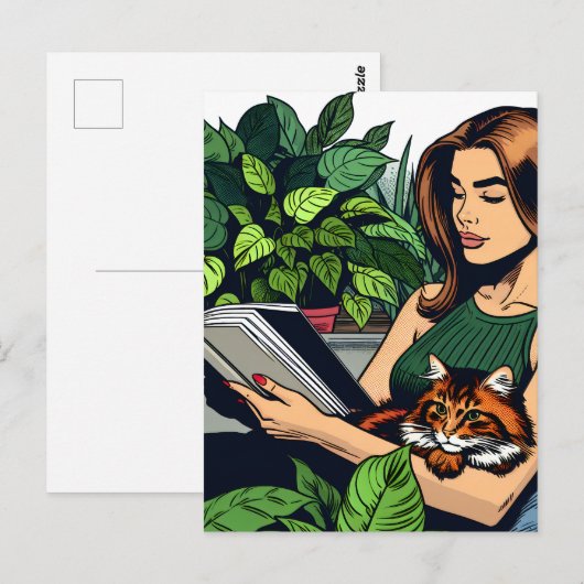 保Touch | 女性読の ポストカード (正面/裏面)