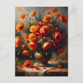 保Touch | Red Poppies ポストカード (正面)