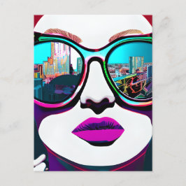 保Touch | Woman in Sunglasses ポストカード