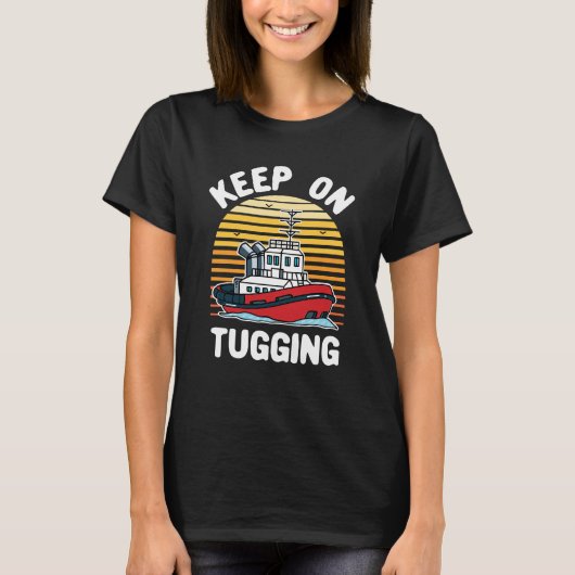 保Tugggboatおもしろいへ Tシャツ (正面)