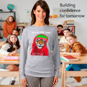 保Winter Tigerを試す、パーソナライズされた文字Tシャツ Tシャツ