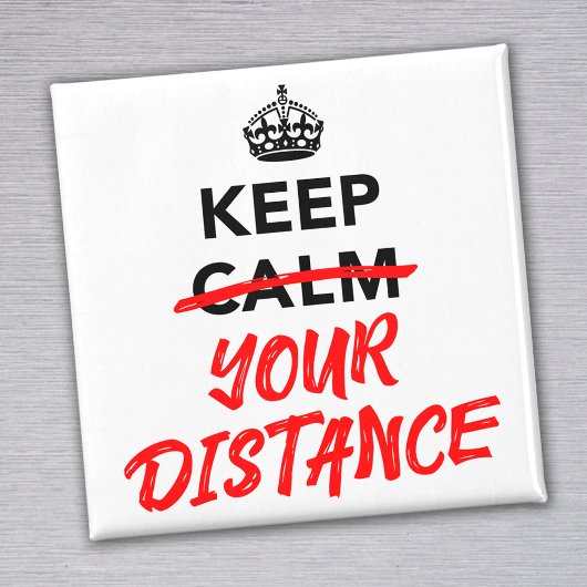 保Your Distance - Social Distancing Sagon マグネット