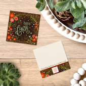 信かわいらし信フローラインスパイアハートの親切カード スクエア名刺