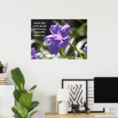 信かわいらし教に関する聖書の開花 ポスター (ホームオフィス)