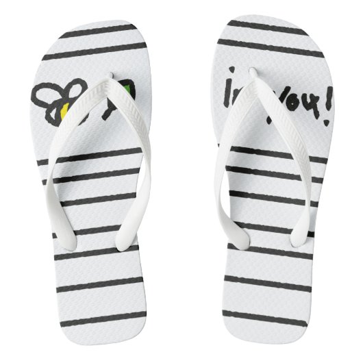 信じお前だ！ ビーチサンダル (フットベッド)