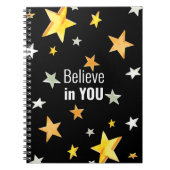 信じお前に – 感動的 ノートブック (正面)