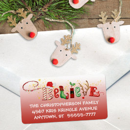 信じお洒落グラデーション金ゴールド輝き ラベル