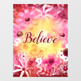 信じお洒落フローラ ウィンドウサイン