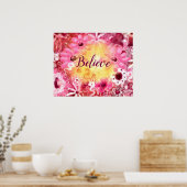 信じお洒落フローラ ポスター (キッチン)