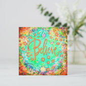 信じかわいらしフローラ信仰 サンキューカード (スタンド正面)