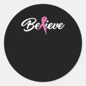 信じがん生存者と認識度贈与 ラウンドシール (正面)