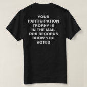 信じてください  Tシャツ (デザイン裏面)