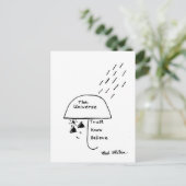 『信じてよ、信じ知ってよ』はがき ポストカード (スタンド正面)