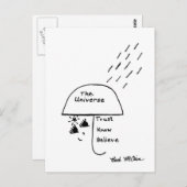 『信じてよ、信じ知ってよ』はがき ポストカード (正面/裏面)