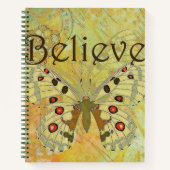 信じてバタフライ ノートブック (正面)
