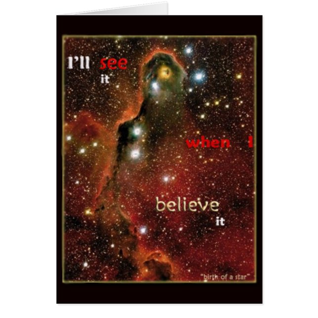 信じて下さい。  もちろん (正面)