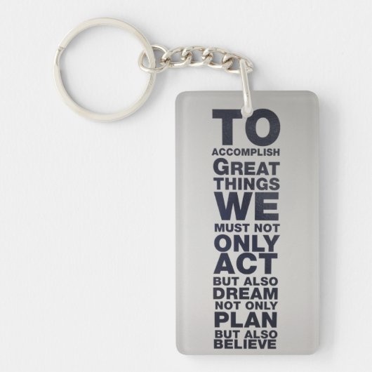 信じて下さい キーホルダー (正面)