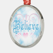 信じて下さい メタルオーナメント (左)