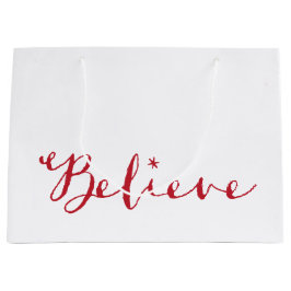 信じて下さい ラージペーパーバッグ