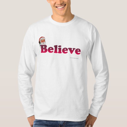 信じて下さい Tシャツ (正面)