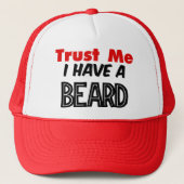 信じて私は顎鬚の帽子を持っている キャップ (正面)
