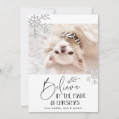 信じて | ペットの写真 シーズンカード (正面)