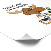 信じて！医者だ |背景色の選択 フォトプリント            (角)