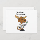 信じて!医者だ |背景色の選択 ポストカード (正面/裏面)