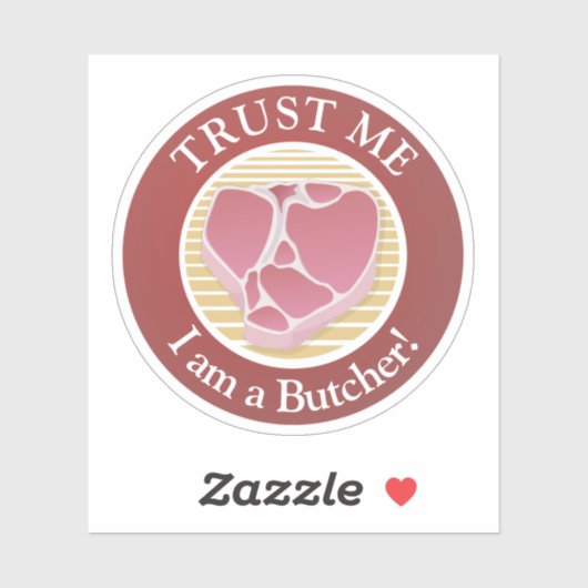 信じて、私は肉屋 シール (シート)