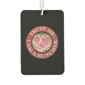 信じて、私は肉屋Tボーン カーエアーフレッシュナー (裏面)