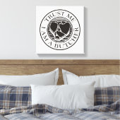 信じて、私は肉屋Tボーン キャンバスプリント (インサイチュ (寝室))