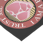 信じて、私は肉屋Tボーン ショートテーブルランナー (コーナー)