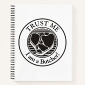 信じて、私は肉屋Tボーン ノートブック (正面)
