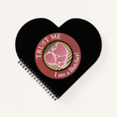 信じて、私は肉屋Tボーン ノートブック (正面)