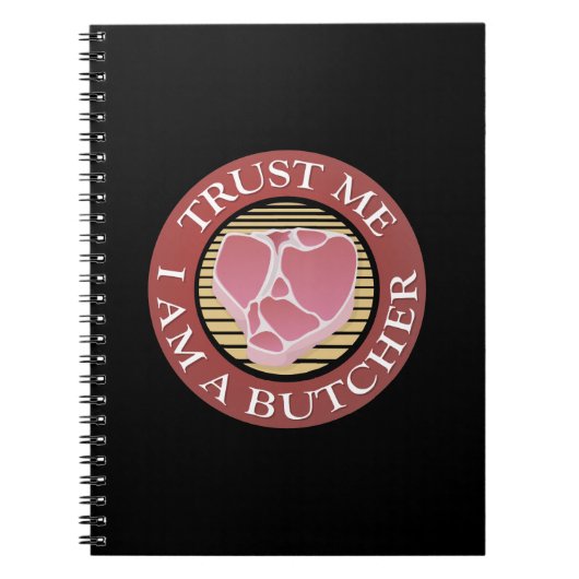 信じて、私は肉屋Tボーン ノートブック (正面)