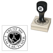 信じて、私は肉屋Tボーン ラバースタンプ (押印)