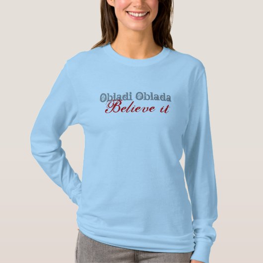 信じて Tシャツ (正面)