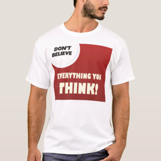 信じないで下さい Tシャツ
