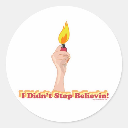 信じなかストップった ラウンドシール (正面)