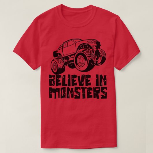 信じの怪物で Tシャツ (デザイン正面)